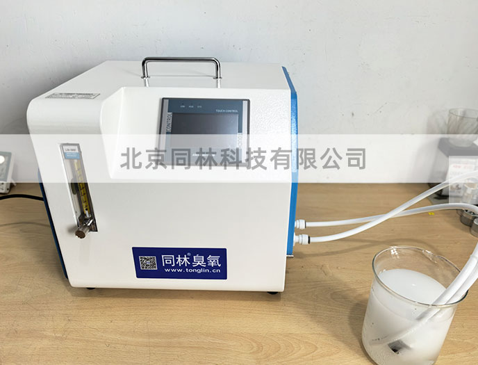 臭氧微納米氣泡機(jī)測(cè)試現(xiàn)場